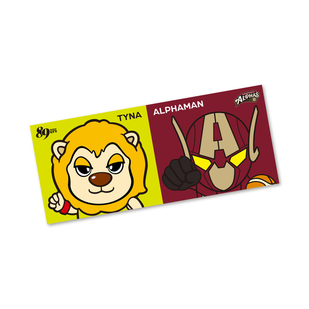 ティナ&times;アルファマン コラボタオル 詳細画像 1カラー 1